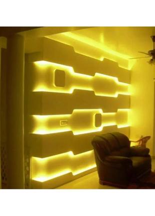 Светодиодная неоновая лента neon 220в jl 2835-120 g ip65 герметичная 5 метров жёлтая pro 295