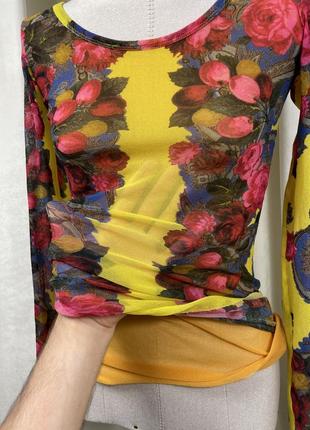 Лонгслив jean paul gautier soleil printed