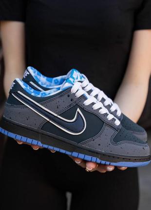 Женские кроссовки nike sb dunk low concepts blue lobster