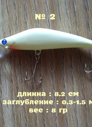 Воблер люмінесцентний світиться в темряві
