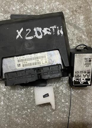 Блок управления двигателем opel vectra b, 1995-2002, 2.0dti, оригинал, б.у., 0281001633, 90508986