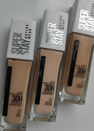 Тональний крем maybelline super stay 30h1 фото