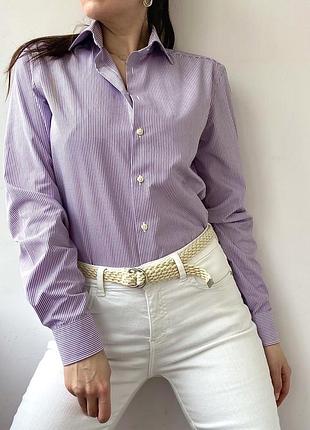 Базова трендова сорочка рубашка у смужку manor