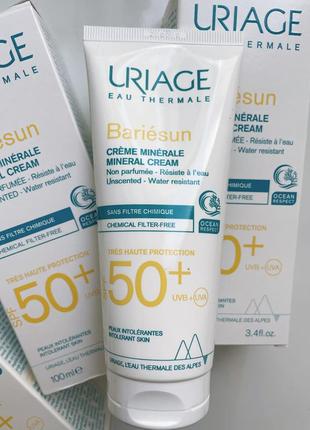 Uriage bariésun мінеральний крем spf 50+