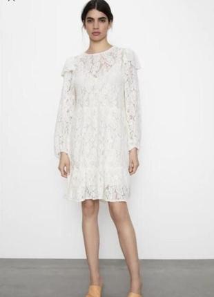 Сукня zara кружевна