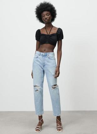 Блакинті джинси мом zara 🩵🩵