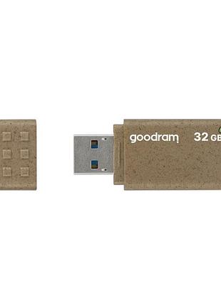 Флеш-накопичувач usb3.0 32gb goodram ume3 eco friendly (ume3-0320efr11)