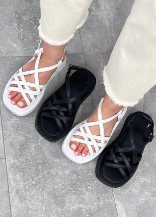 Босоножки женские из натуральной кожи 36-40