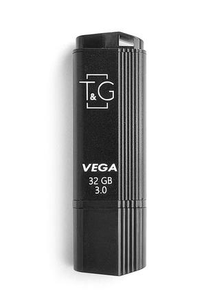 Флеш-накопичувач usb3.0 32gb t&g 121 vega series black (tg121-32gb3bk)