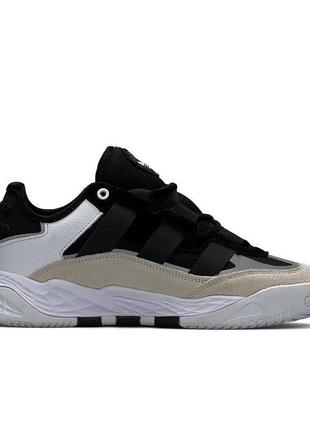 Кросівки жіночі adidas originals niteball black & beige & white5 фото