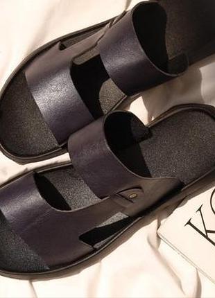 Шльопанці шльопки еко шкіра