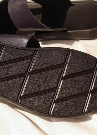 Шльопанці шльопки еко шкіра3 фото