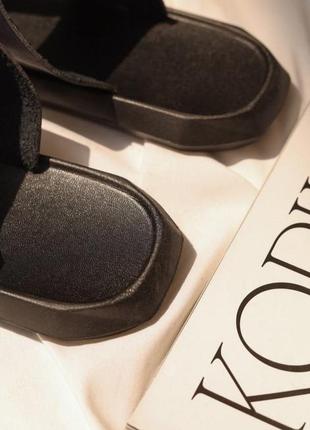 Шльопанці шльопки еко шкіра2 фото