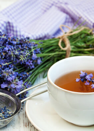 Чай з лаванди лікує а в подарунок мішечок з лавандою