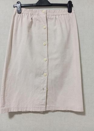 Юбка женская, лён с котоном.