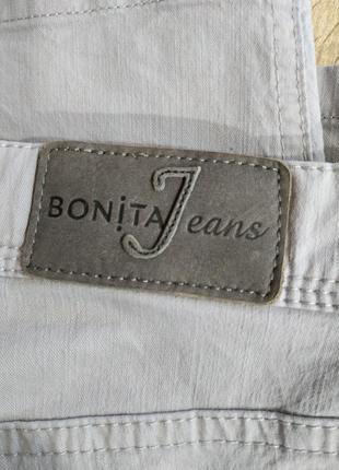 Женские коттоновые укороченные брюки / стрейч bonita7 фото