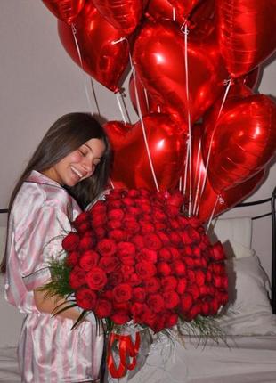 Пижама розовая шелковая victoria's secret самая популярная пижама