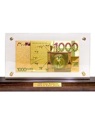 Банкнота 1000 eur (євро) євросоюз у коробці 28*14*6 см гранд презент гп600073