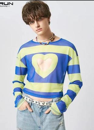 Топ унисекс с вырезом