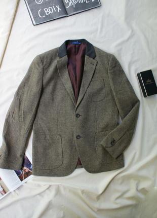 Брендовий піджак блейзер у складі вовна від peter werth