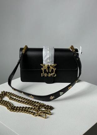 Сумка женская в стиле pinko love classic icon simply black