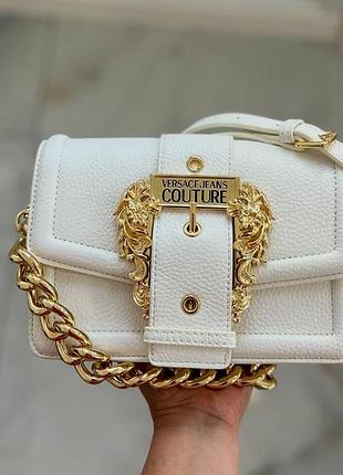 Сумка белая versace jeans couture оригинал