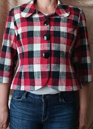 Піджак жіночий льон на підкладці, 50-52