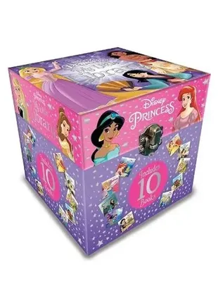 Дитячі книжки казки дісней disney princess my little library book gift set box