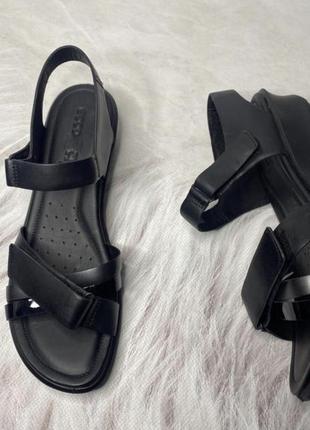 Жіночі, шкіряні босоніжки *ecco felicia sandal*