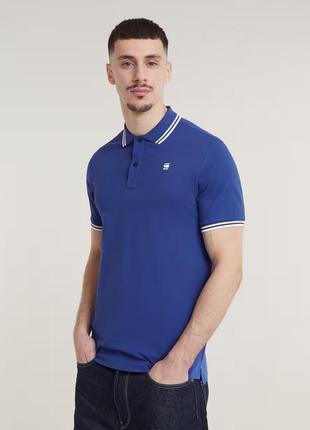 G-star raw поло мужское  dunda slim stripe