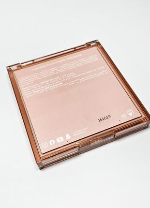 Б/у палетка теней для век huda beauty light nude obsessions eyeshadow palette