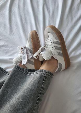 Кроссовки adidas samba grey