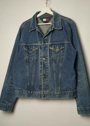 Tommy hilfiger вінтажна чоловіча джинсовка л