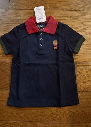 Футболка polo accessories поло emporio kids 24m 2 года оригинал