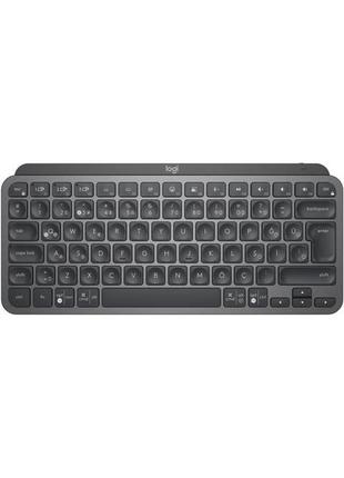 Клавіатура бездротова logitech mx keys mini wireless illuminated graphite (920-010498)
