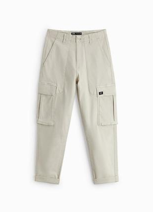 Штаны карго cargo zara 46 европейский