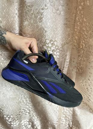 Кроссовки сетка dos reebok nano x2 ор гинул размер полный  41 26 см по сути. новые без нюансов обуты пару раз всего