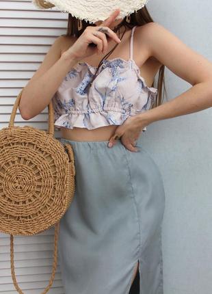 Топ з льоном h&m