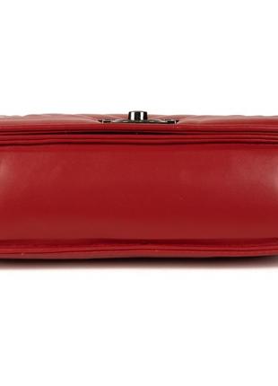 Женская,стильная сумка клатч , материал эко-кожа, одна  ручка цепочка  (8804) красный5 фото