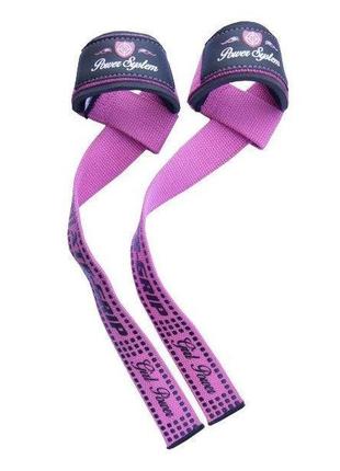 Лямки для тяги power system ps-3420 g-power straps pink6 фото