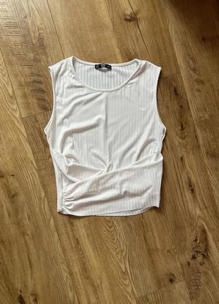Zara испания топ рубчик зара футболка