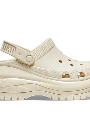 Сабо crocs classic mega crush clog крокси на високій платформі (р. 36-45)5 фото