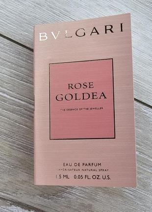 Пробник парфюма rose goldea от bvlgari