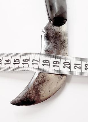 Нож 21 см садовый прививочный ссср, клеймо "нп", цена, винтажный складной нож10 фото