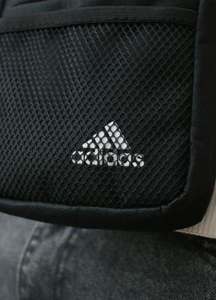 Борсетка adidas черная сумка мужская3 фото