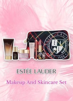 Подарочный набор estée lauder / estee lauder - makeup and skincare set