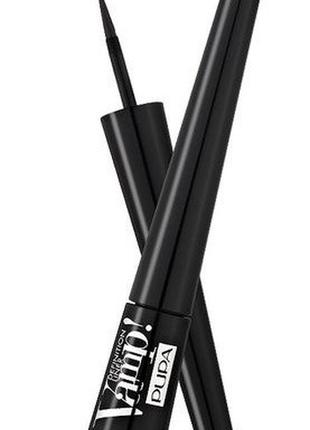 Подводка для глаз pupa vamp! definition liner 100 extrablack, 2.5 мл