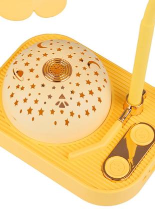 Лампа настільна акумуляторна нічник 3.2 вт світильник з проекцією зоряного неба up-180