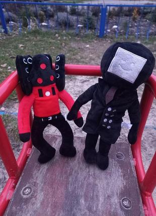 Смайл тв-мен smile tvmen - плюшева іграшка - м'яка лялька - skibidi туалет - діти - день народження - подарунки