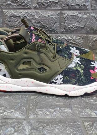 Кроссовки reebok mens furylite canopy green floral(оригинал)4 фото